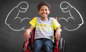 Strong Child in Wheelchair
