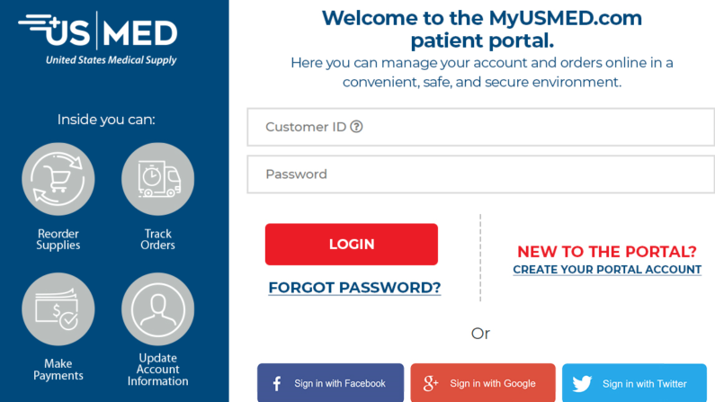 LogIn to MyUSMED to Manage Your Account