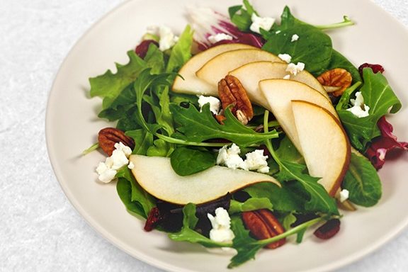 Winter Salad with Red Wine Vinaigrette