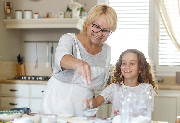 Happy Family Baking with Sugar Substitutes