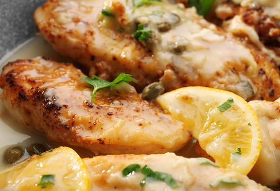 Healthy Lemon Chicken Piccata