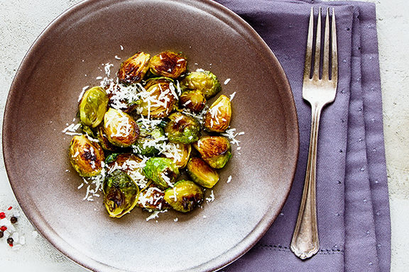 Everything Bagel Brussels Sprouts