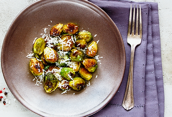 Everything Bagel Brussels Sprouts