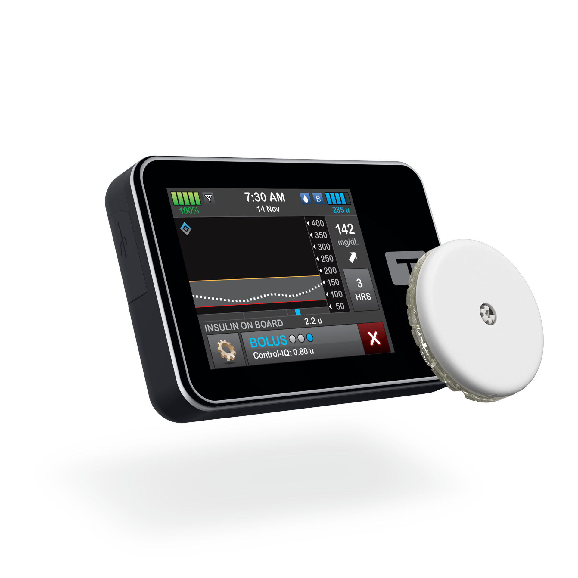 Libre 2+ Sensor & t:slim X2 Insulin Pump