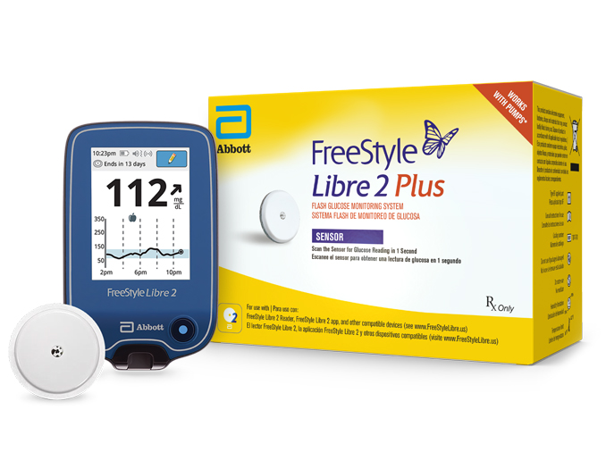 Abbott Freestyle Libre 2 Plus Sensor and Reader