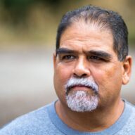Concerned latino diabetic man
