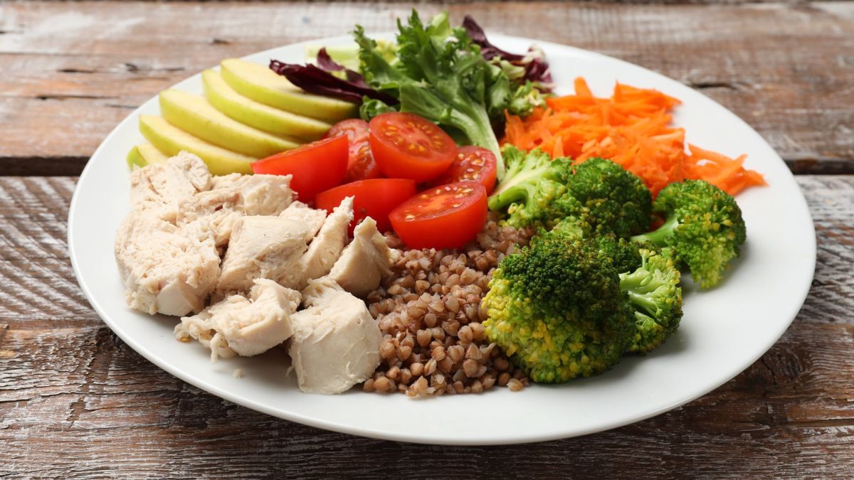 A plate full of healthy complex carbs.