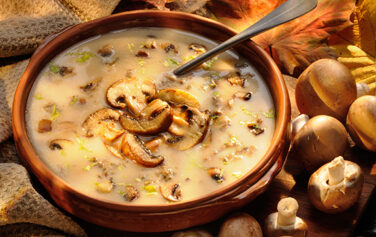 Mushroom Soup with sherry