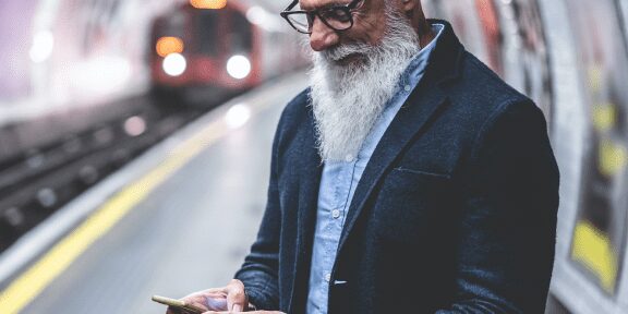 Man on phone